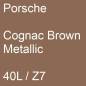 Preview: Porsche, Cognac Brown Metallic, 40L / Z7.